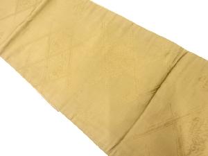 アンティーク　襷に花唐草模様織出し昼夜帯（材料）